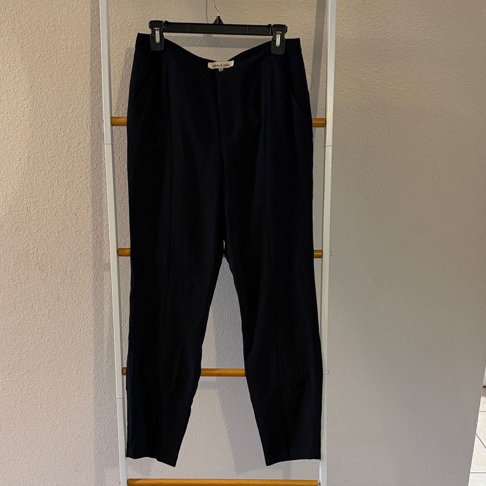 Robbi & Nikki by Robert Rodriguez Midnight Black Cropped Pants